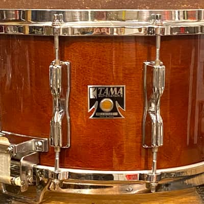 Tama Vintage 1980s AW458 Superstar Mastercraft 8x14 Birch Snare Drum - Super Mahogany Finish - Very Good Condition - We Ship Fast! image 2