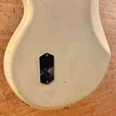 Ernie Ball Music Man Stingray Bass  1987 - Rare White w/ Figured Maple Neck image 9