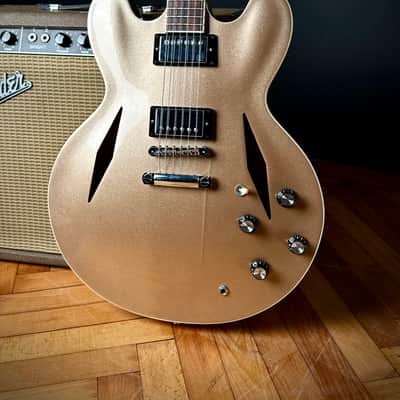 2015 Gibson Dave Grohl DG 335 Trini Lopez Gold Metallic image 3