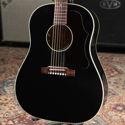 Gibson '50s J-45 Original Acoustic/Electric Guitar - Ebony with Hardshell Case image 3
