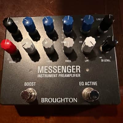 Broughton Messenger V1 Preamp DI HPF / LPF image 1