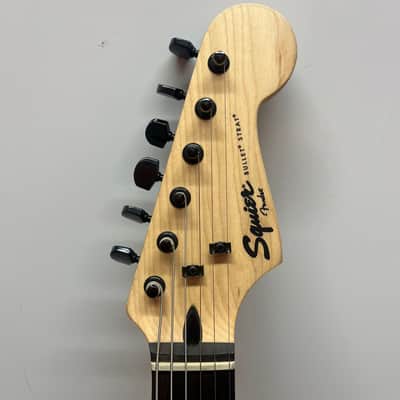 Squier Bullet Stratocaster HH Sunburst w/ Tremolo & Fender Case image 8