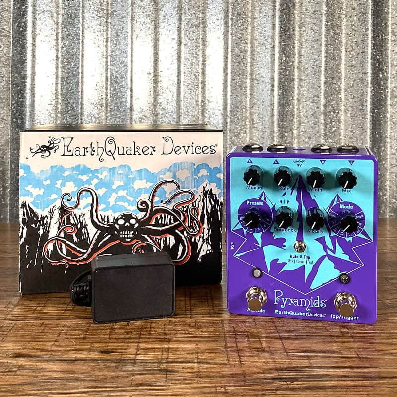 Earthquaker Devices EQD Pyramids Stereo Flanger Guitar Effect Pedal image 1