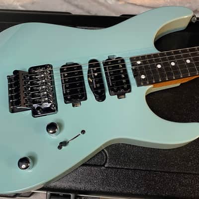 NEW ! Jackson Custom Shop Dinky HSH - Roasted Maple Neck & Ebony Fretboard - DK - Daphne Blue - Authorized Dealer - 8.1 lbs - G06676 image 3