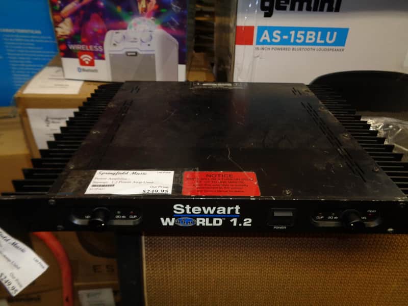 used Stewart World 1.2 power amplifier image 1