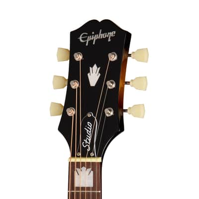 Epiphone J-200 Studio Acoustic-Electric - Vintage Sunburst image 5