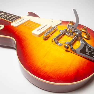 *** Gibson Custom Shop Les Paul Standard '56 Reissue 2022 - Vintage Sunburst with Bigsby A Gentleman's Les Paul image 18