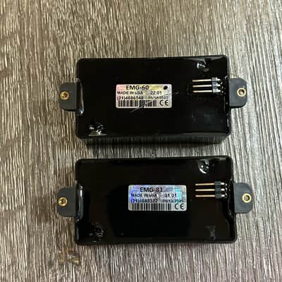 EMG 81/60 Pickup Set with wiring harness image 2