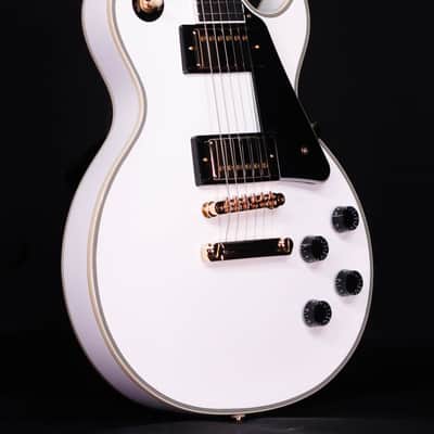 Epiphone Les Paul Custom, Alpine White (Premium Gig Bag Included) image 3