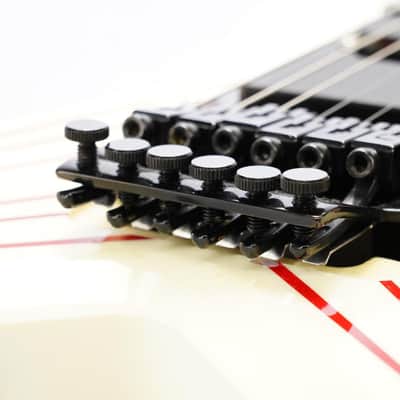Westone Dynasty Flying V Pinstripe MIJ Guitar w/ EMG Pickups & Case #46450 image 23