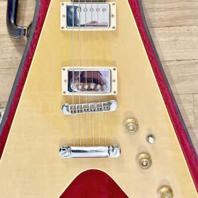 1988 Gibson Flying V “The V” – USA – Natural 1958 Style Finish – Shaw Pickups – Original Case image 6