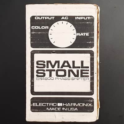 1978 - Boxed Vintage Electro-Harmonix Small Stone EH4800 Phase Shifter V3 1979 - 1982 - Black/Orange - 1982 - Black/Orange image 12