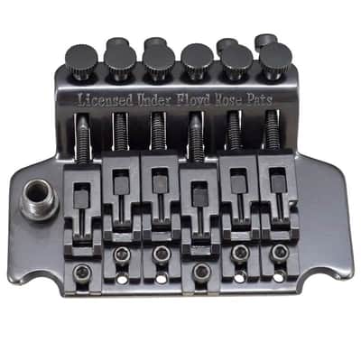 Black Guitar Double Locking Bridge Tremolo System image 2