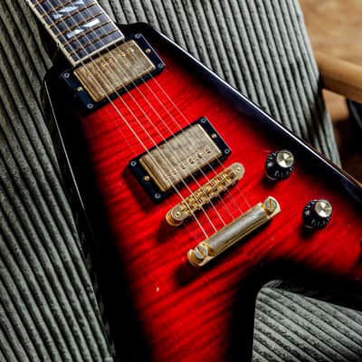 Gibson 50th Anniversary Flying V 2008 - Brimstone Burst image 3
