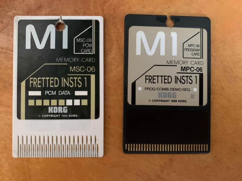 Korg M1 Card Fretted Inst 1 MPC-06 MSC-06 1984 image 1