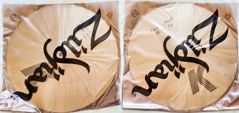 Zildjian 14" K Custom Dark Hi-Hat Cymbals (Pair)