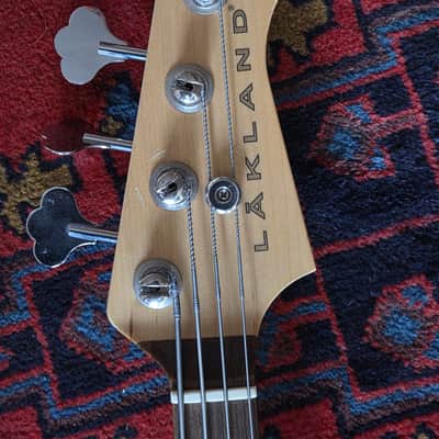 Lakland Joe Osborn # 01 Signature Bass Shoreline Gold w/ OHSC & Frank Hammond Pickups - Jeff Beck Carved His Name On Back!!! image 3