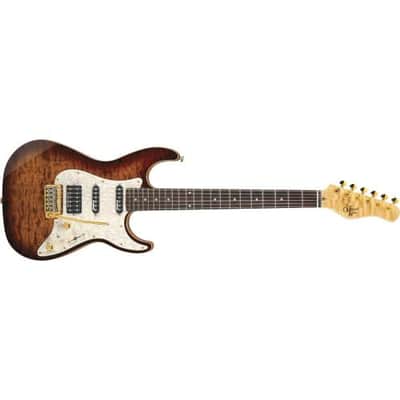 Michael Kelly Mod Shop 1967 Double Duncan Aged Cherryburst Electric Guitar image 1