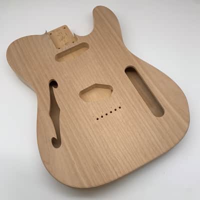 3lbs 7oz BloomDoom Nitro Lacquer Aged Relic Alder Hollow T-Style Vintage Custom Guitar Body image 1