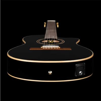 Ortega Performer Series Full Size Guitar Solid Spruce/ Sapele Black - RCE138-T4BK image 14
