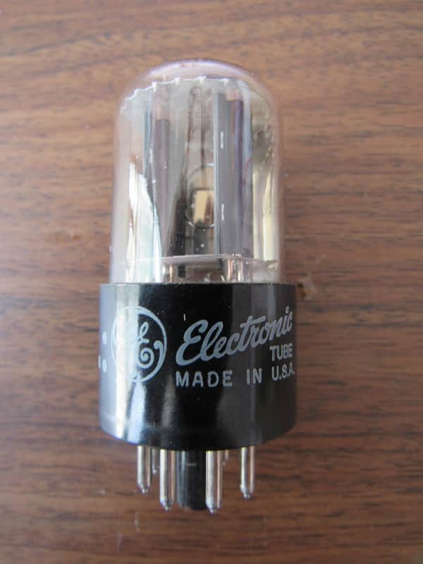 Single Tube General Electric 6SN 7GTB tube in very good condition image 1