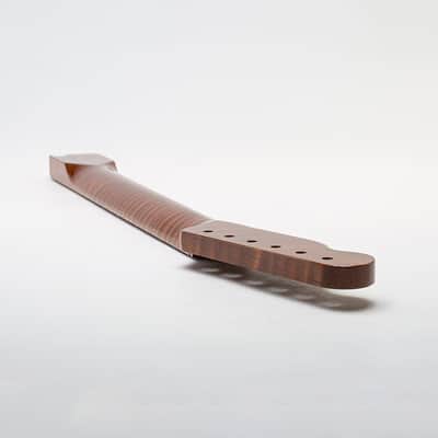 Allparts Select "Licensed by Fender®" AAA+ Roasted Flame Maple Vintage Spec Replacement Neck for Telecaster® - Nitro Finish - Soft V Shape image 10