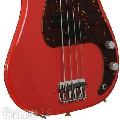 Fender Custom Shop Pino Palladino Precision Bass Guitar - Fiesta Red image 2
