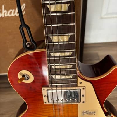 Gibson Custom Shop 60th Anniversary '59 Les Paul Standard Reissue with Indian Rosewood Fretboard 2019 - Sunrise Teaburst VOS *upgraded pickups image 6