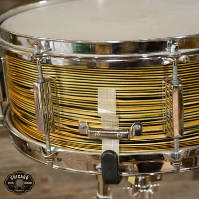 Tempro (MIJ) 12/16/20/5.5x14 4pc Kit Gold Grain Pearl Late 60s image 18