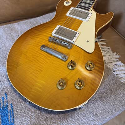 CME Exclusive! 2022 Gibson Murphy Lab 1959 Les Paul r9 Ultra Light Aged - Dirty Lemon Fade - 8.3 labs image 2