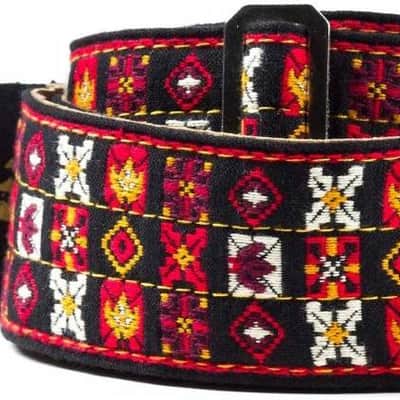 Dunlop JH01 Jimi Hendrix Woodstock Adjustable Guitar Strap - 2in image 7