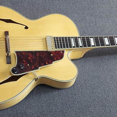 D'Angelico Excel EXL-1 Hollow Body Archtop with Pau Ferro Fretboard Natural image 4