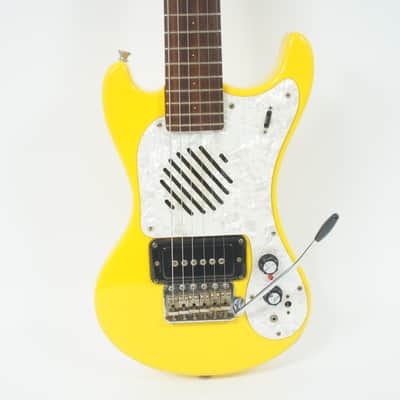 [SALE Ends June 25] MarineRider MR-1 Yellow Mosrite Ventures Copy Built-in Amp travel guitar Made in JAPAN image 6