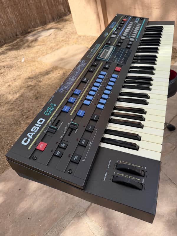 Casio CZ-1 61-Key Synthesizer 1986 - Black image 1