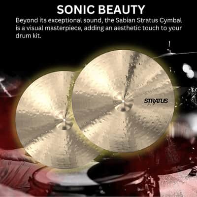 SABIAN 22" Stratus Ride Cymbal image 2