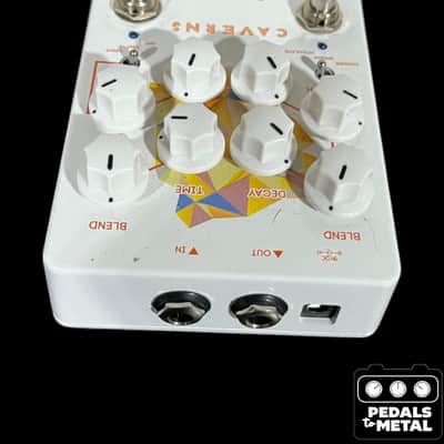Keeley Caverns Reverb / Delay V2 2017 - Present - White - X17754 image 3