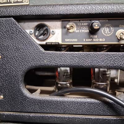 Fender Bassman Head 1968 Silverface "Black Line" Drip Edge / Blackface AB165 Circuit image 9