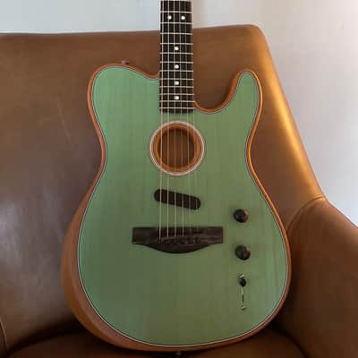 Fender Acoustasonic Player Telecaster 2020 - Seafoam Green image 2