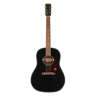 Gretsch Deltoluxe Dreadnought A/E Guitar - Black Top image 2