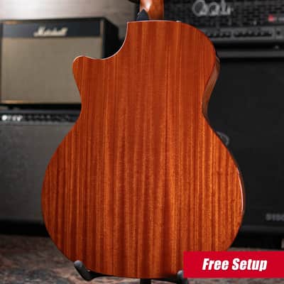 Taylor 314ce Studio Acoustic-Electric Guitar - Natural with Structured Gig Bag image 2