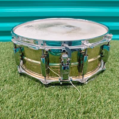 ⚡Pearl Custom Alloy Sensitone Brass Shell Snare Drum 14"X5.5"⚡ image 3