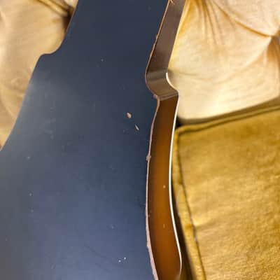 Supro Lap Steel w/Original Chipboard Case Late 50's/Early60's (Once Owned by Jerry Jones) - Sunburst image 8