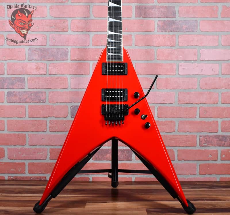 Jackson USA Custom Shop JCF Robbin Crosby Signature “Big Red” KV-1 King V Double Rhoads Red 2004 w/OHSC image 1