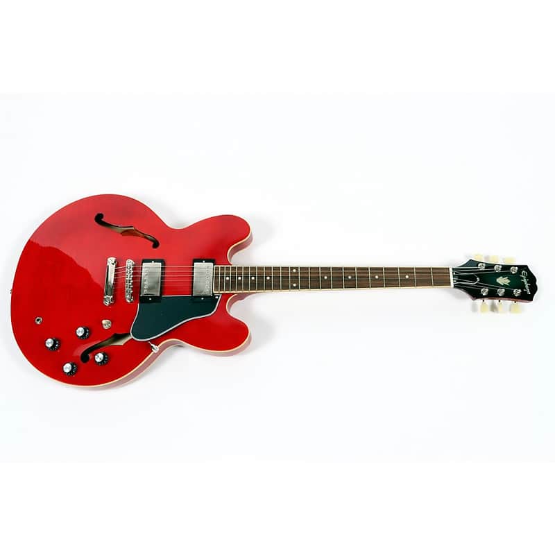 Epiphone ES-335 Figured Semi-Hollow Electric Guitar With Gibson USA Pickups Regular Cherry image 1