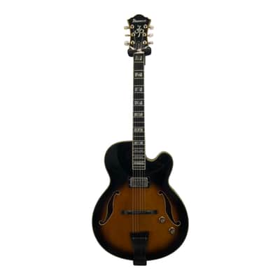 Vintage 1980 Ibanez JP20 Joe Pass Semi-Hollow Electric Guitar Tobacco Sunburst 6-String image 6