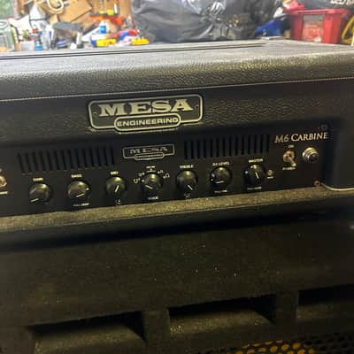 Mesa Boogie M6 Carbine 600-Watt Rackmount Bass Amp Head 2008 - 2017 - Black image 12