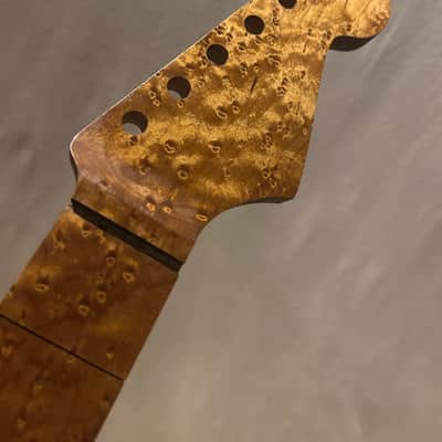Super Rare Roasted Birdseye Strat Guitar Neck Fits Fender & Warmoth image 1