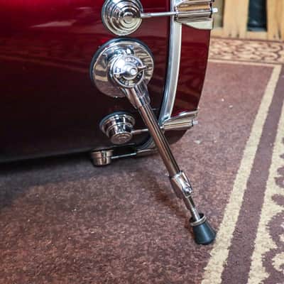 DW Collector's Metallic Burgundy Drum Set - 22,10,12,16 - SO#1045844 image 4