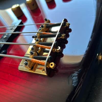 Tokai Custom Edition Jazz Bass Made in Japan 1991 - Transparent Red image 5