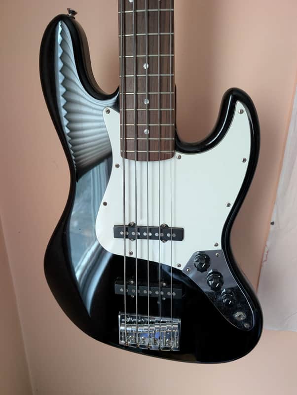 Squier Affinity Jazz Bass V with bridge upgrade, **EADGC TUNING** image 1